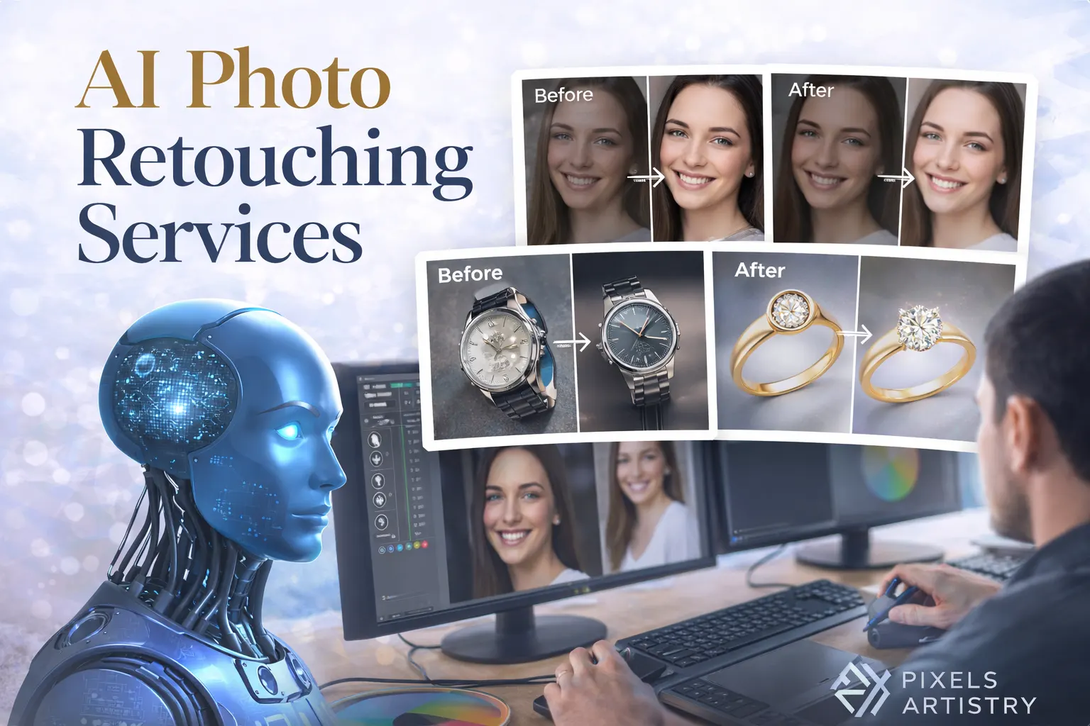 Professional AI Photo Editing Service | Pixels Artistry