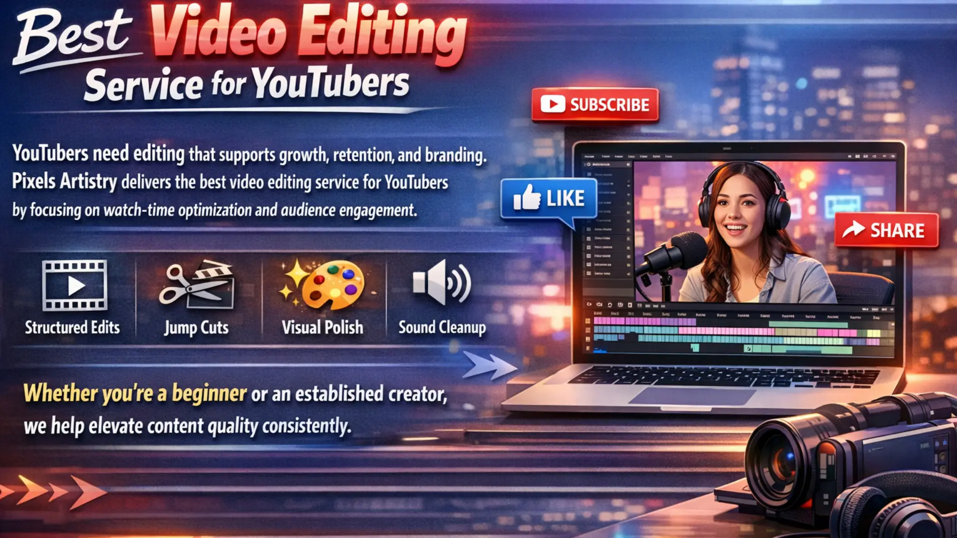 Best Video Editing Service for YouTubers