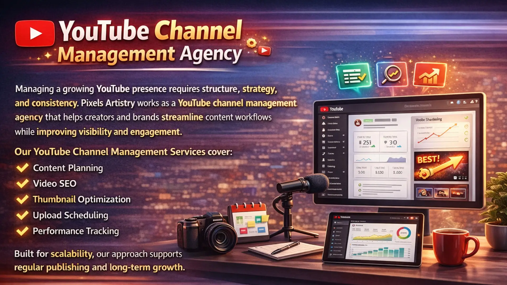 YouTube Channel Management Agency