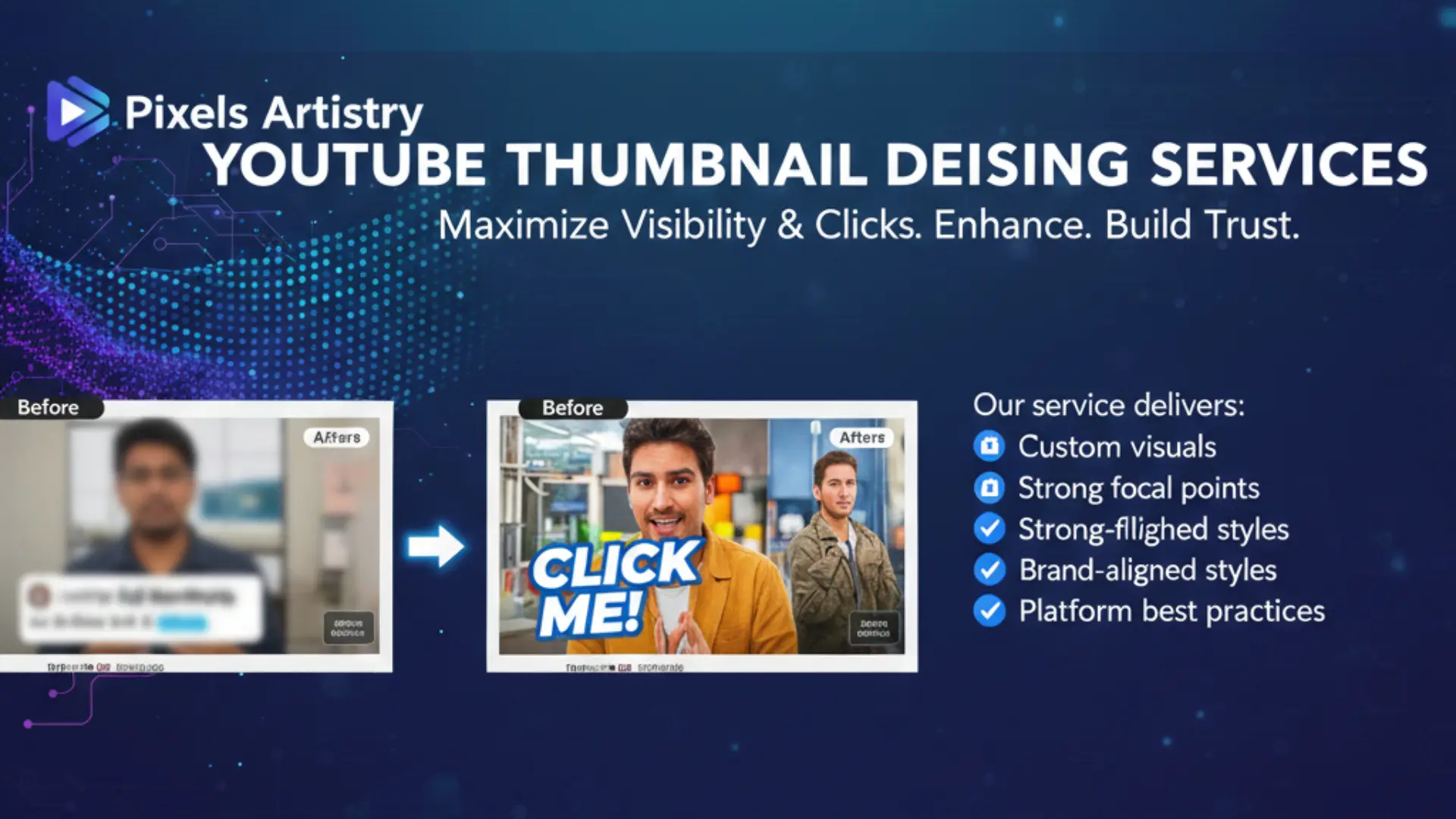 YouTube Thumbnail Design Service