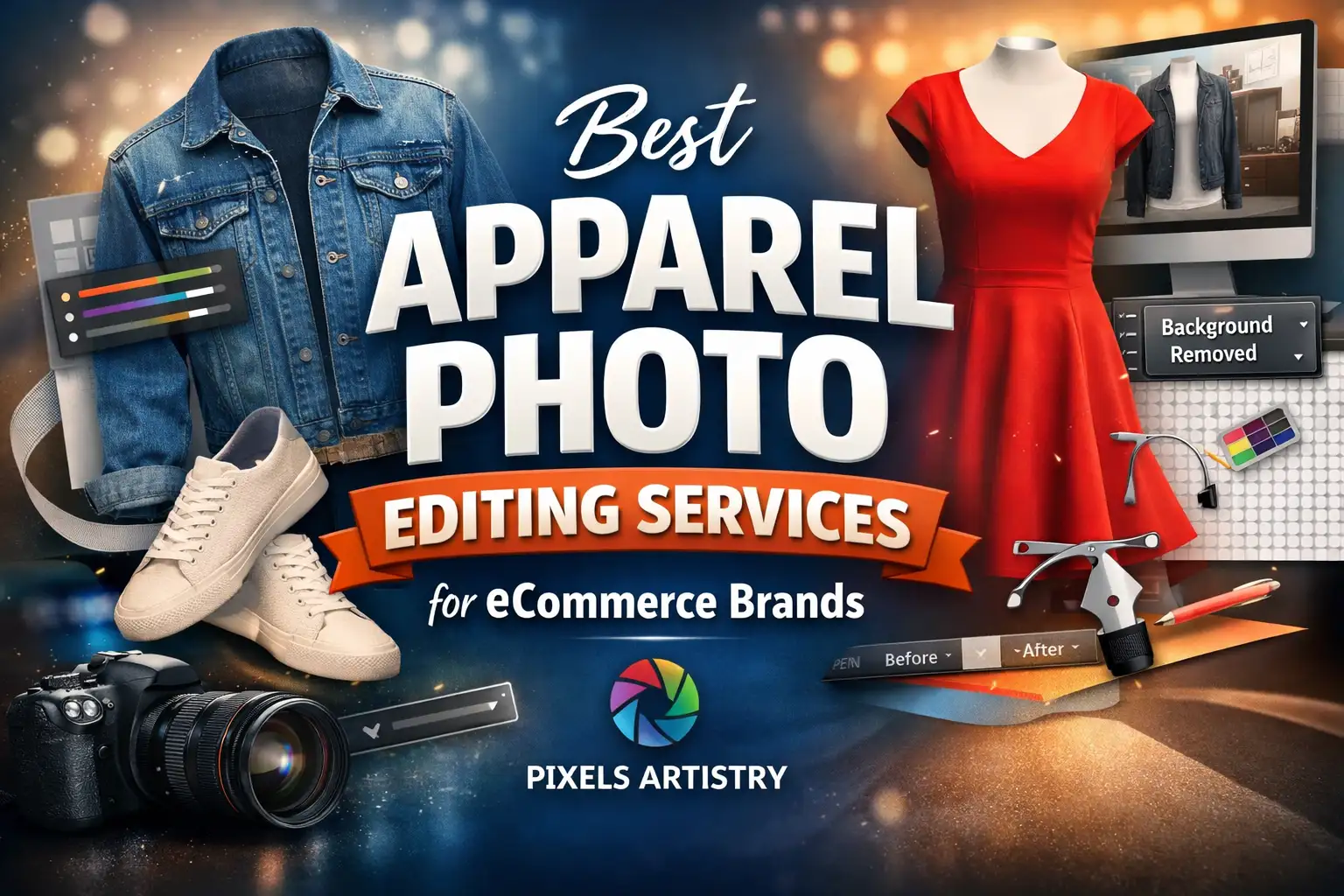 Best Apparel Photo Editing Services by Pixels Artistry for eCommerce Brands