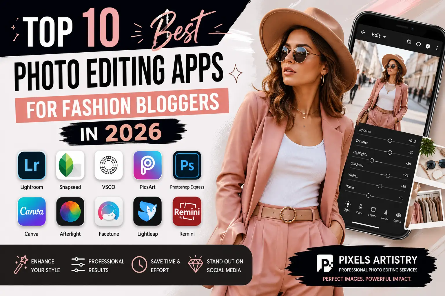 Top 10 Best Photo Editing Apps for Fashion Bloggers in 2026