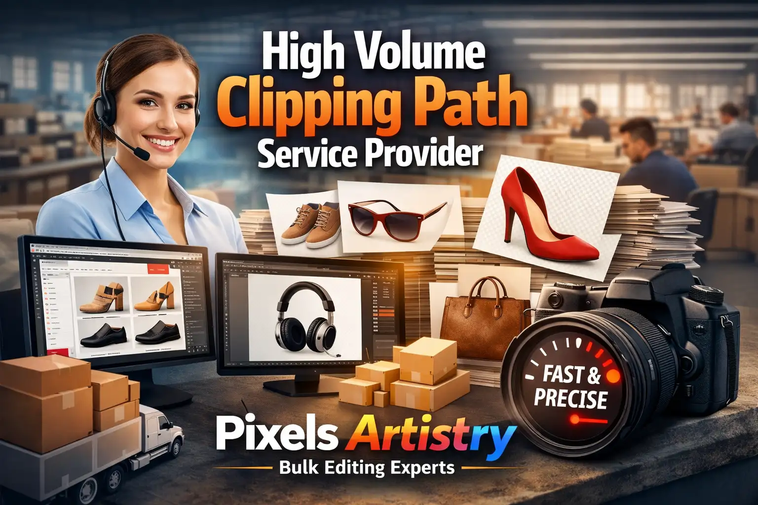 High Volume Clipping Path Service Provider | Bulk Editing by Pixels Artistry
