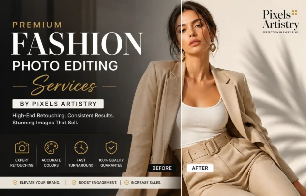 Premium Fashion Photo Editing Services by Pixels Artistry