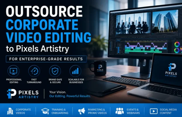 Outsource Corporate Video Editing to Pixels Artistry for Enterprise-Grade Results