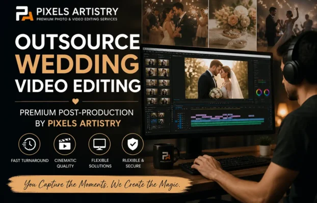 Outsource Wedding Video Editing: Premium Post-Production by Pixels Artistry