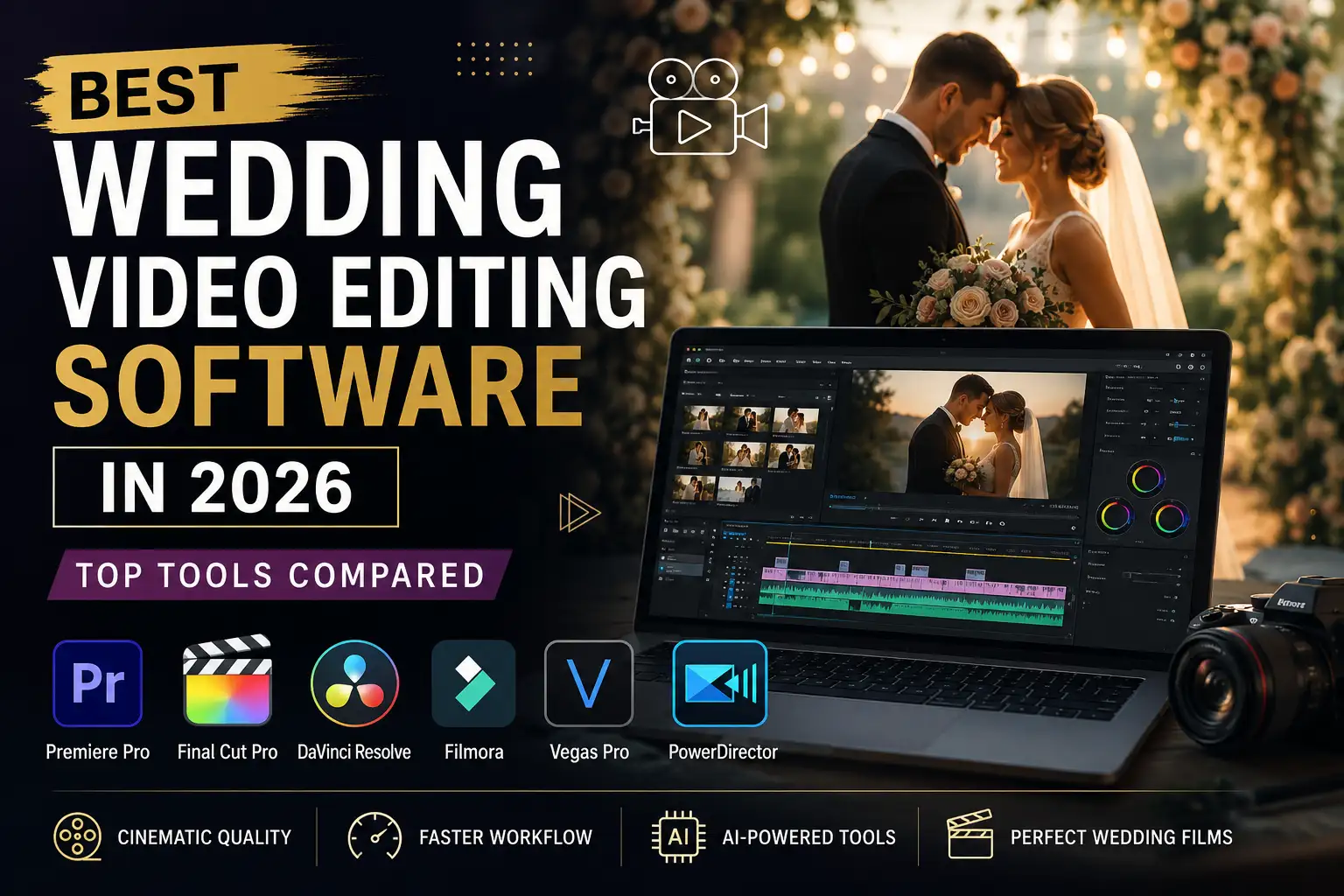 Best Wedding Video Editing Software in 2026: Top Tools Compared
