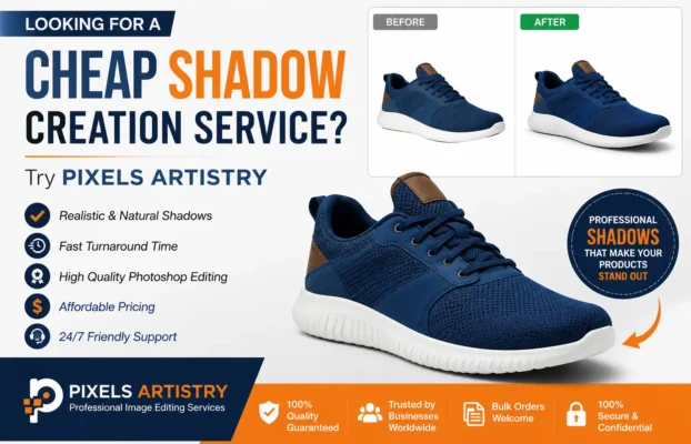 Looking for a Cheap Shadow Creation Service? Try Pixels Artistry