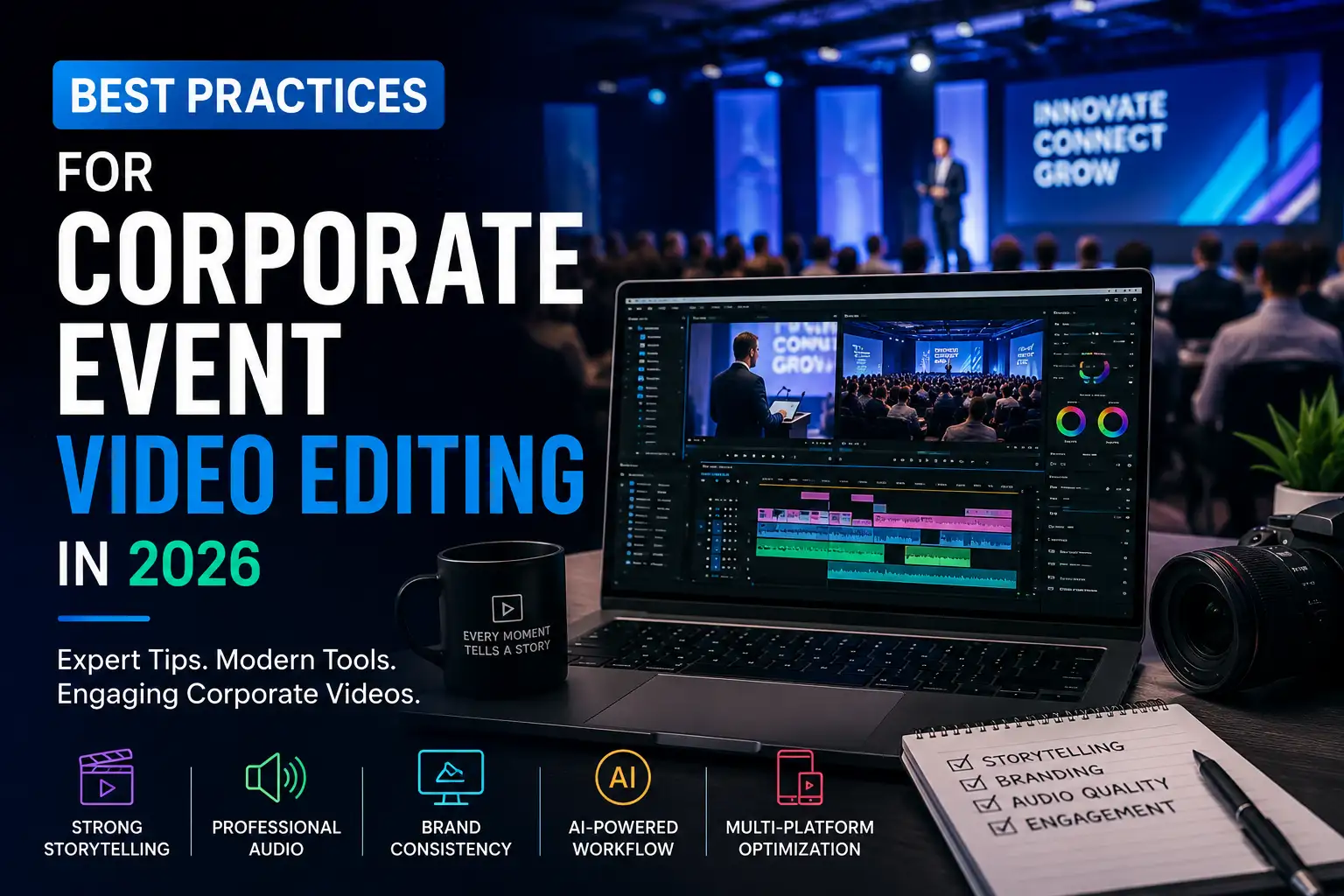 Best Practices for Corporate Event Video Editing in 2026