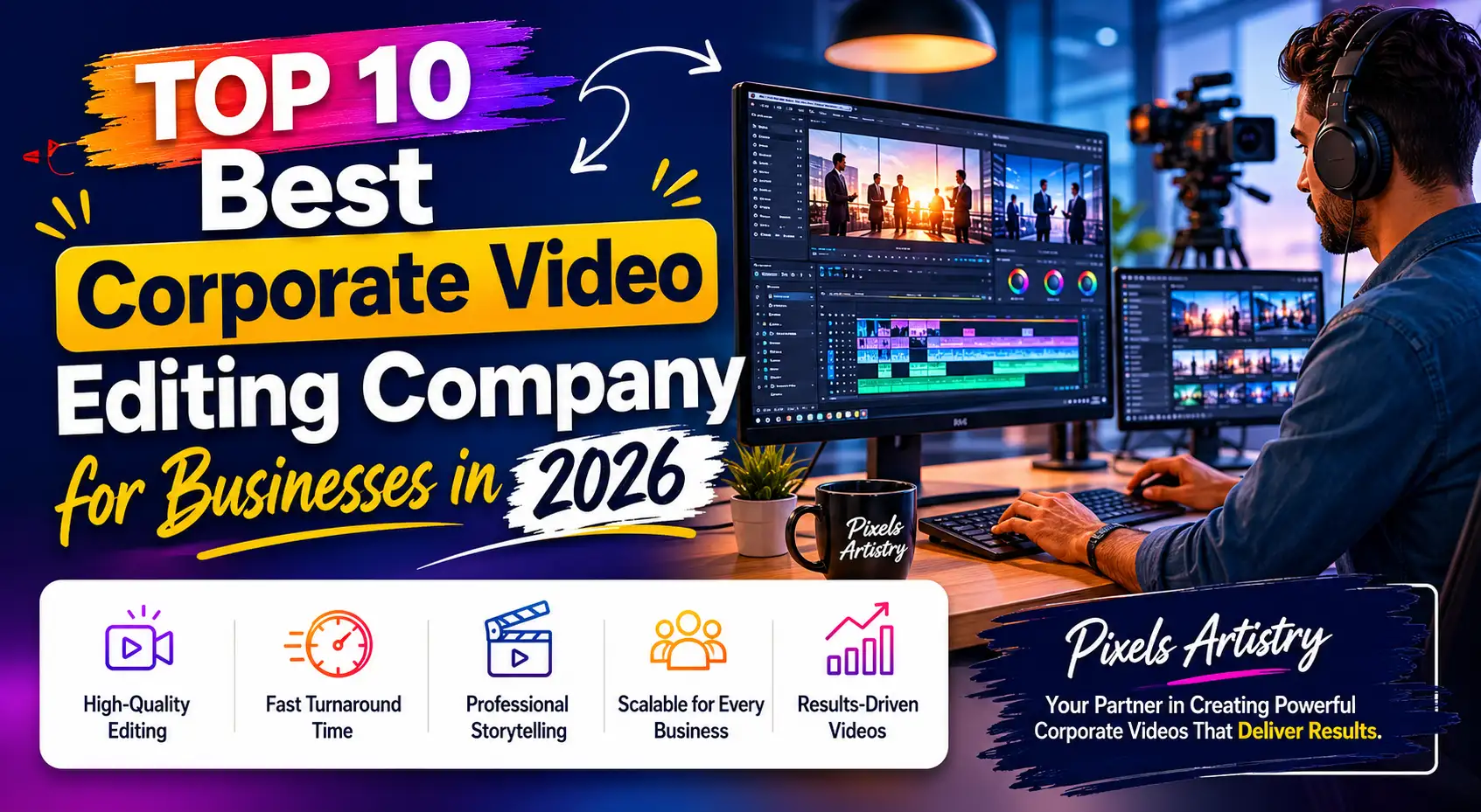 Top 10 Best Corporate Video Editing Company for Businesses in 2026