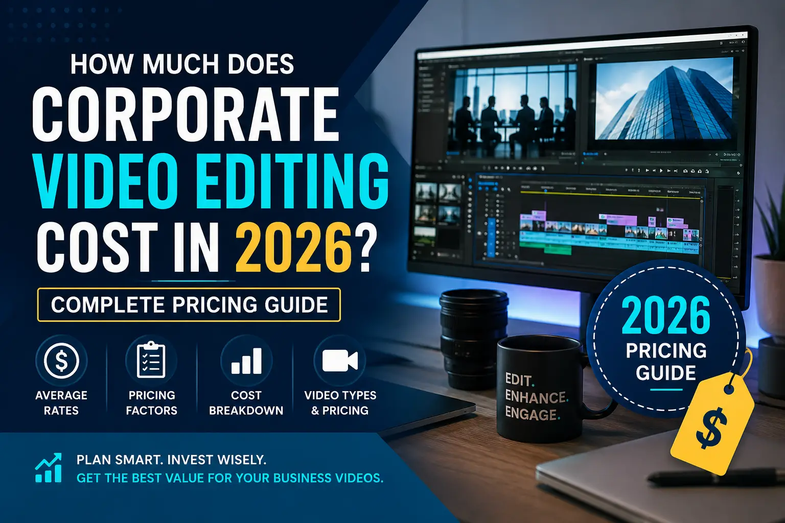 How Much Does Corporate Video Editing Cost in 2026? Complete Pricing Guide