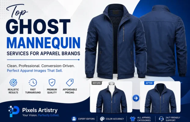 Top Ghost Mannequin Services for Apparel Brands by Pixels Artistry