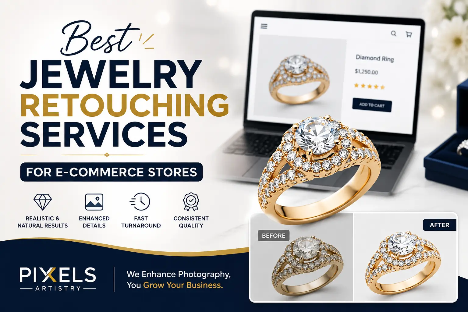 Best Jewelry Retouching Services for E-commerce Stores