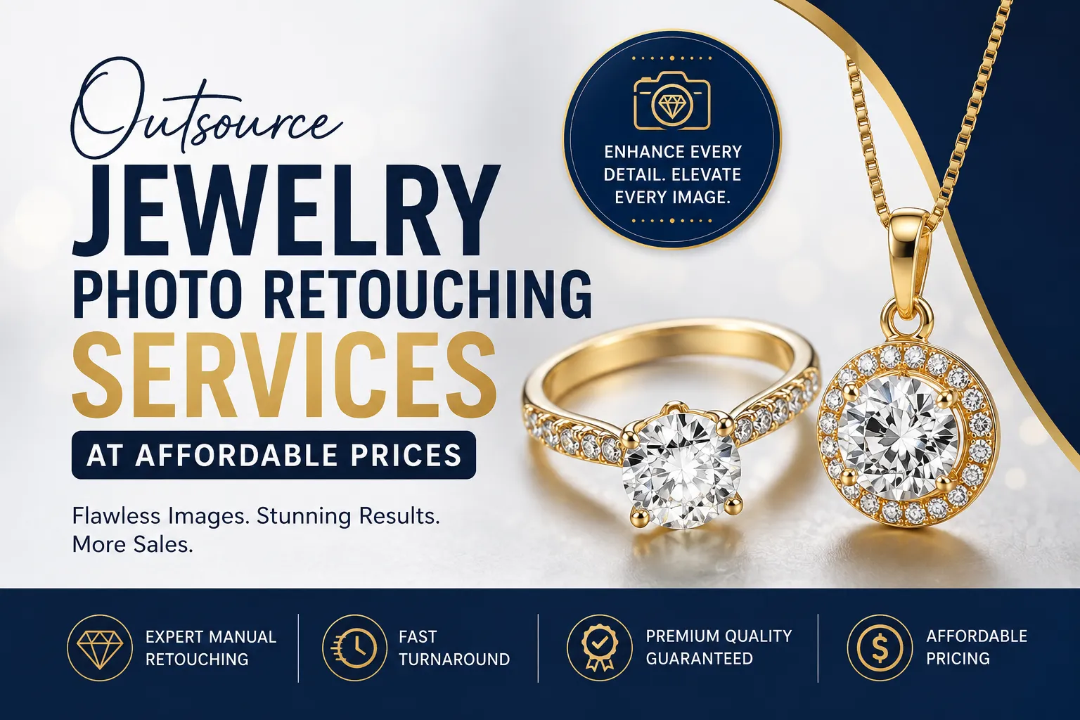 Outsource Jewelry Photo Retouching Services at Affordable Prices