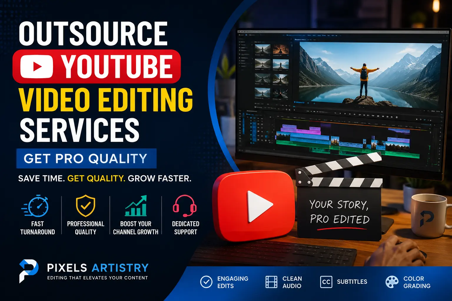Outsource Youtube Video Editing Services: Get Pro Quality