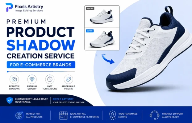 Premium Product Shadow Creation Service for E-commerce Brands