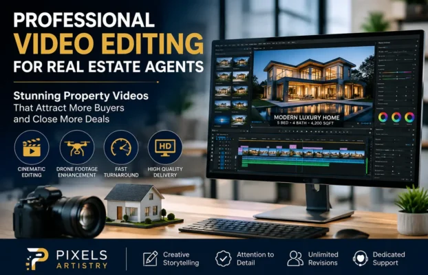 Professional Video Editing for Real Estate Agents | Pixels Artistry