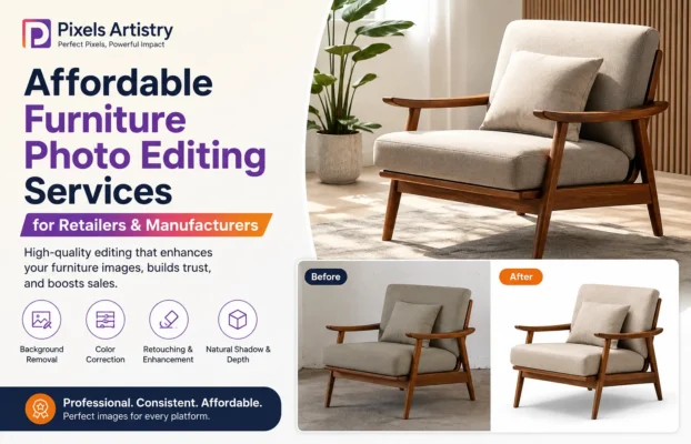 Affordable Furniture Photo Editing Services for Retailers & Manufacturers