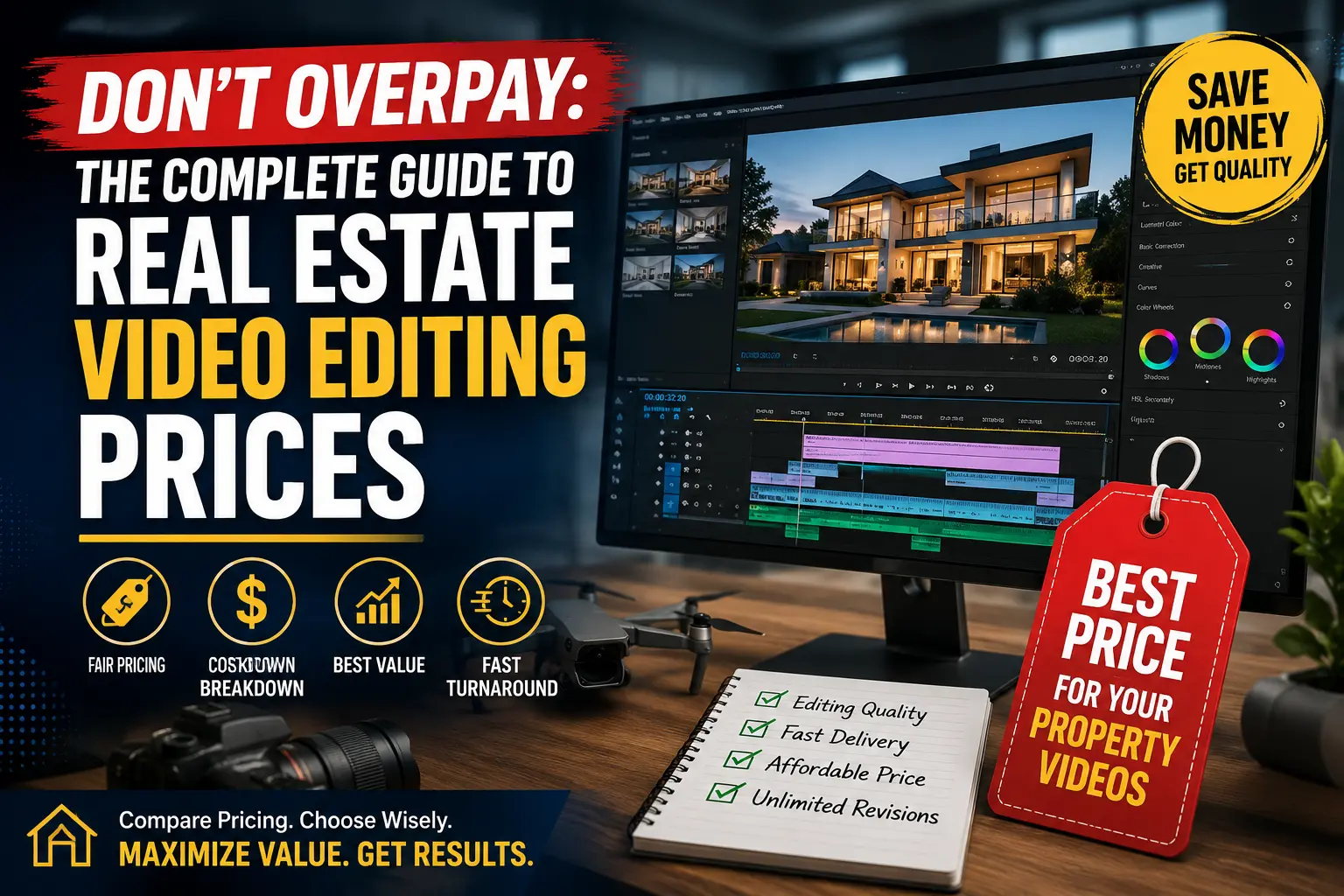 Don’t Overpay: The Complete Guide to Real Estate Video Editing Prices